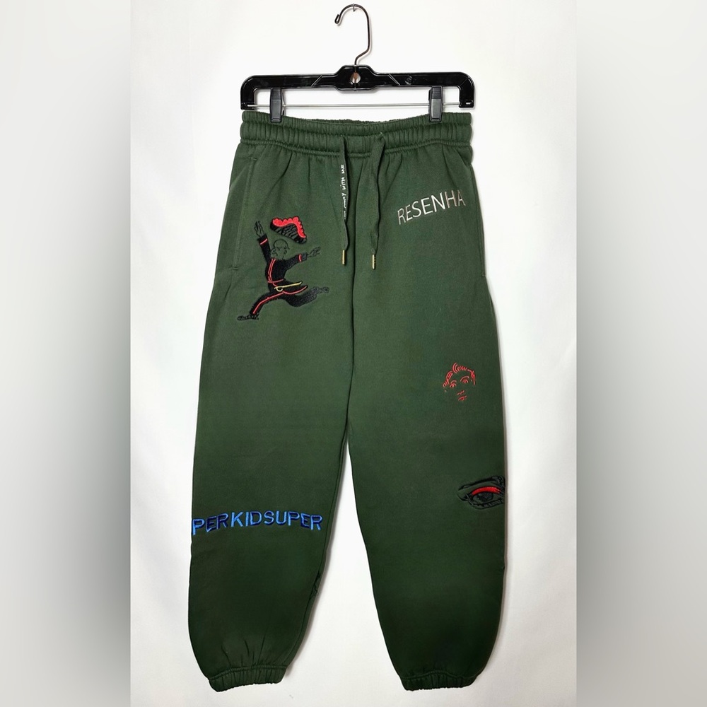 NWT KidSuper Studios Sweatpants Green Size Small
